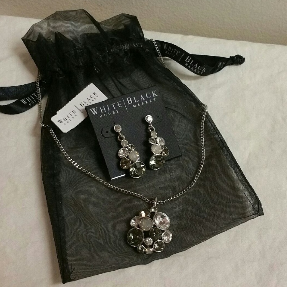 White House Black Market Necklace/Earrings Set
